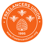 The logo for the freelancers union was created in 1995