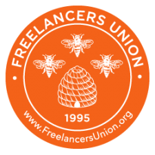 The logo for the freelancers union was created in 1995