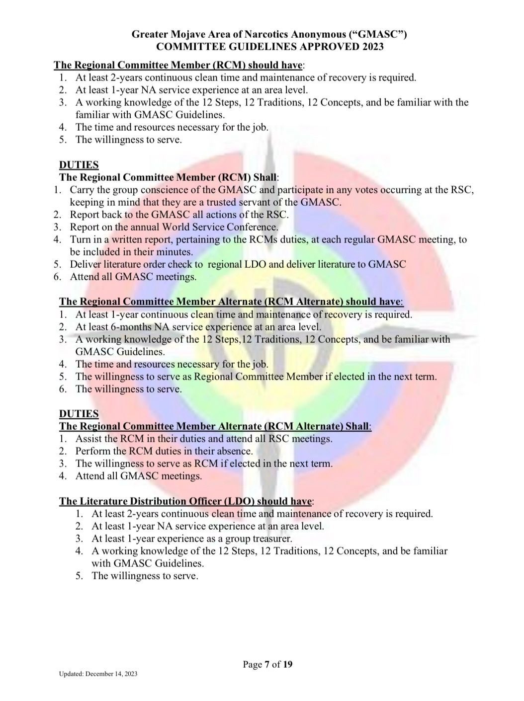 ASC Guidelines
