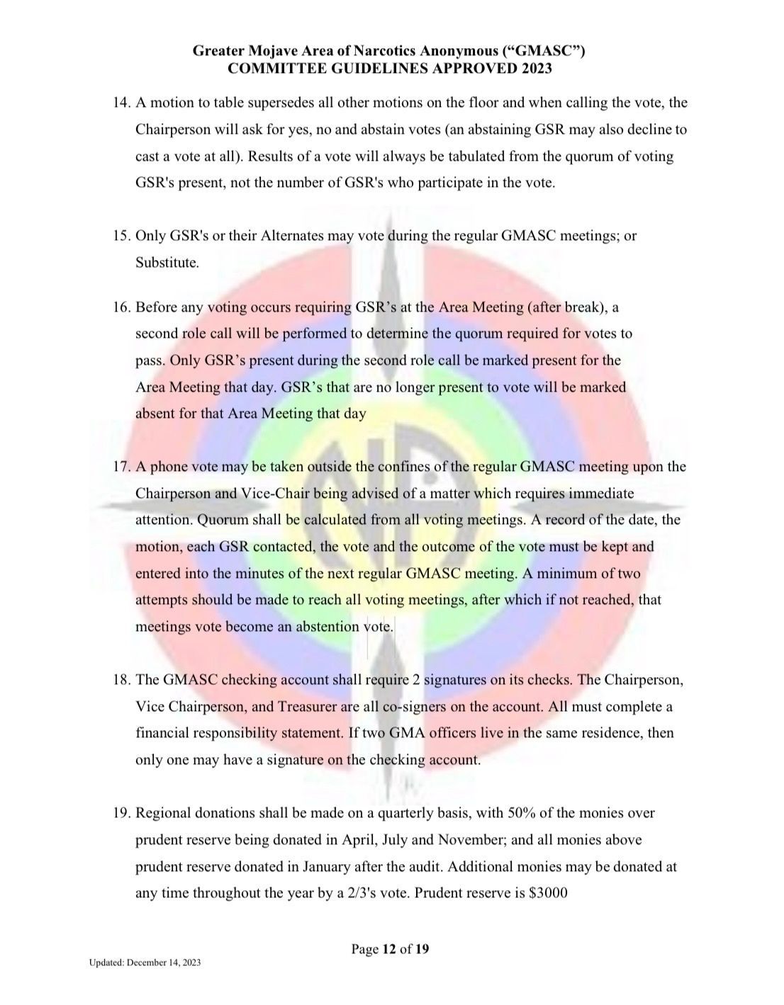 ASC Guidelines