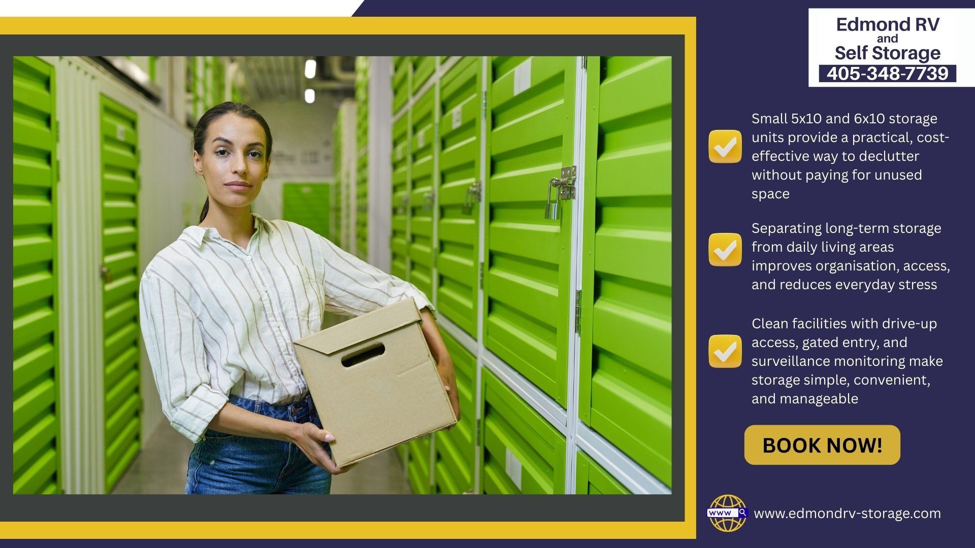 Small Storage Units in Edmond OK: A Practical Solution for Space, Organisation, and Peace of Mind