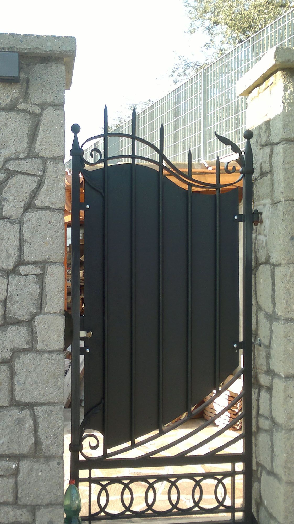cancello ferro battuto