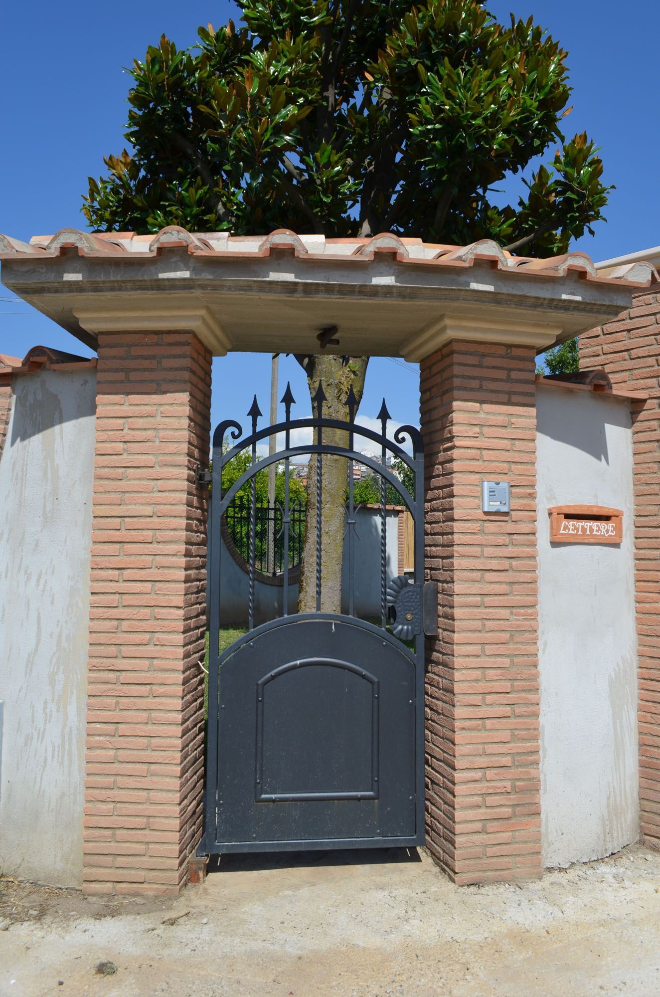 cancello ferro battuto