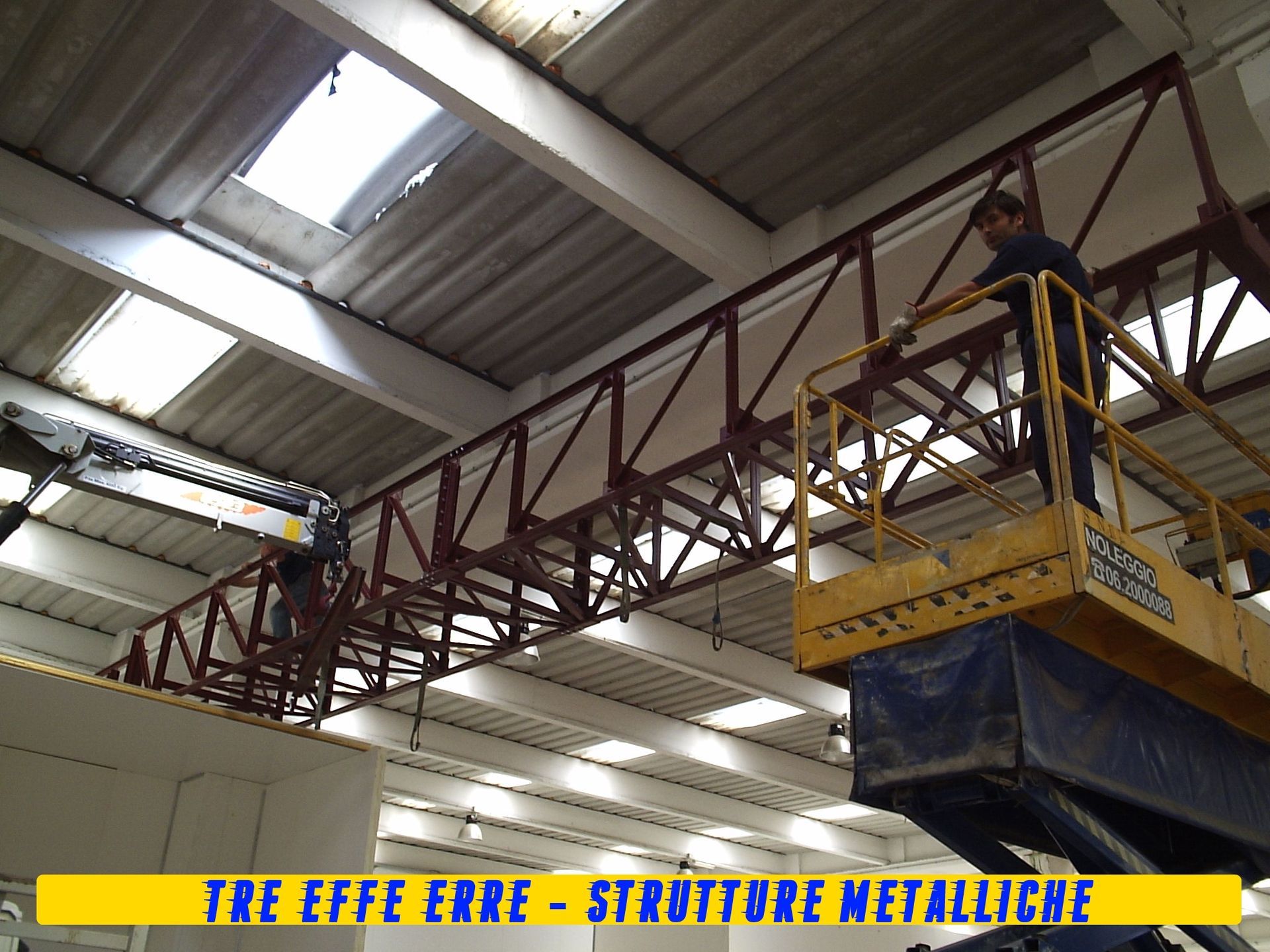 carpenteria ha realizzato questa struttura in acciaio
