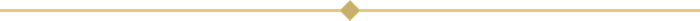 Thin gold horizontal decorative line with a small central ornament on a white background