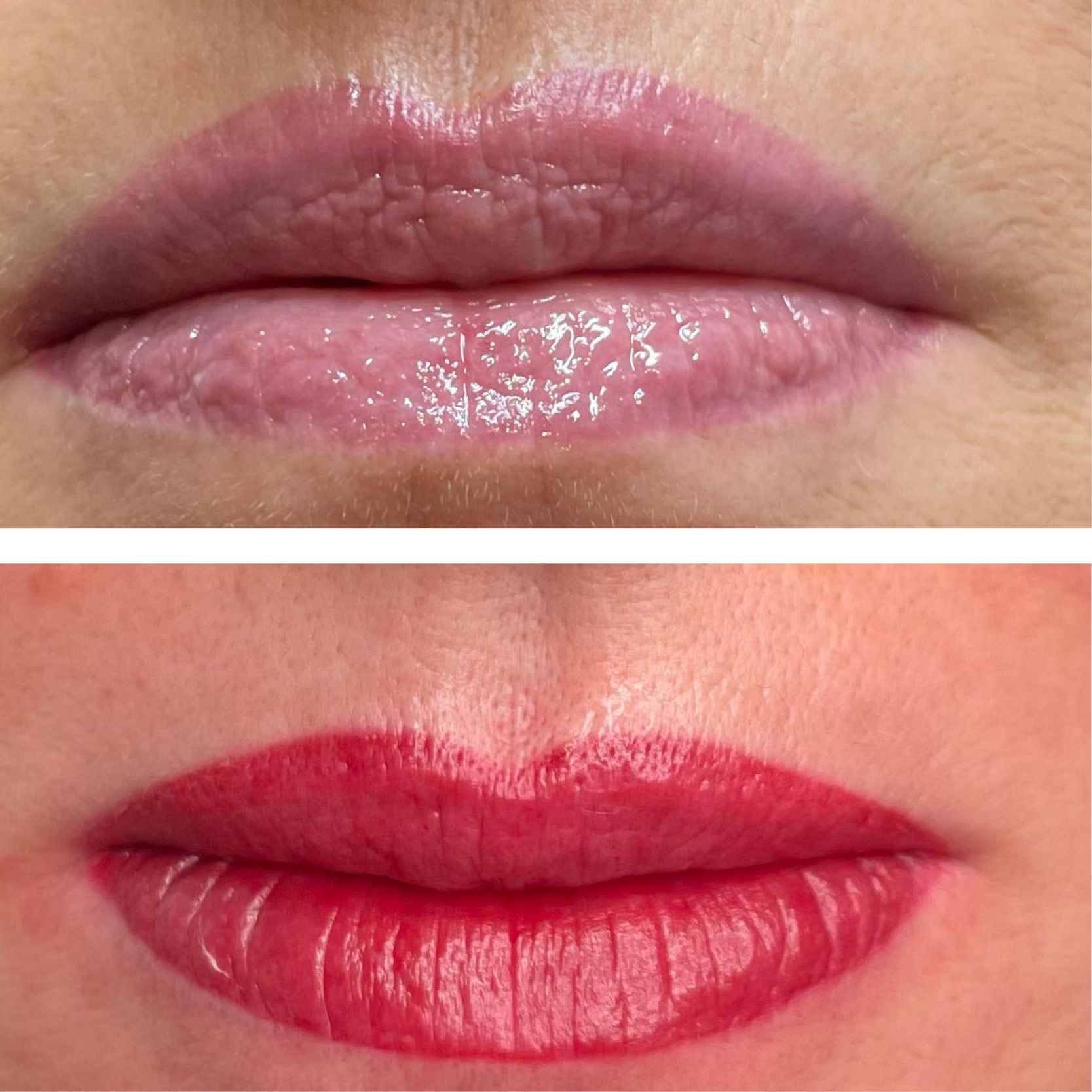 Lippen in der Nahaufnahme