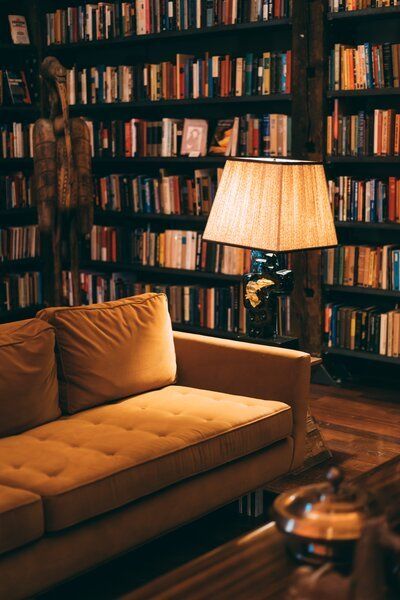 Sofa in a therapists office