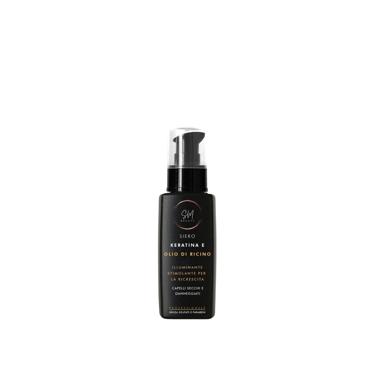 Siero Illuminante Keratina ed Olio di Ricino  100 ml
