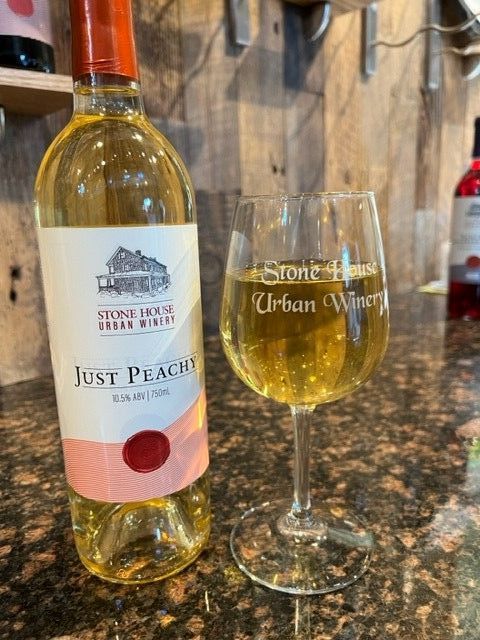 Peach Chardonnay - Hagerstown, MD - Stone House Urban Winery Peach Chardonnay - Hagerstown, MD - Stone House Urban Winery