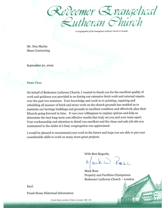 thames valley Letter