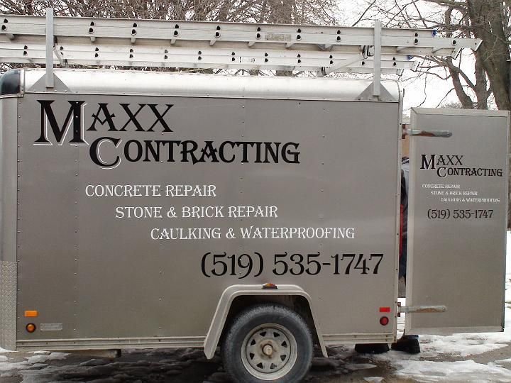 a trailer for maxx contracting concrete repair stone & brick repair caulking & waterproofing