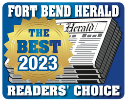 Fort Bend Chamber of Commerce logo in navy, gold, and white with star icon