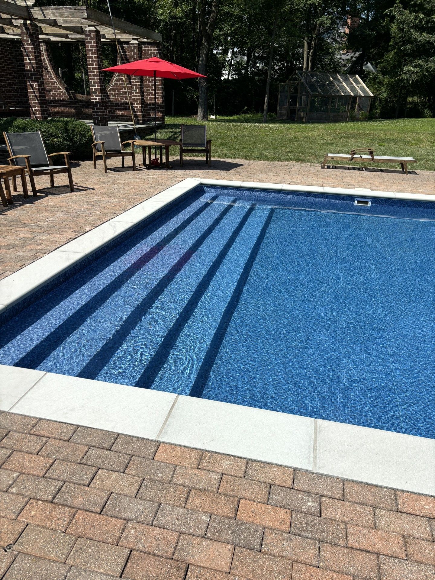Backyard Pool — Pittstown, NJ — Advantage Pools