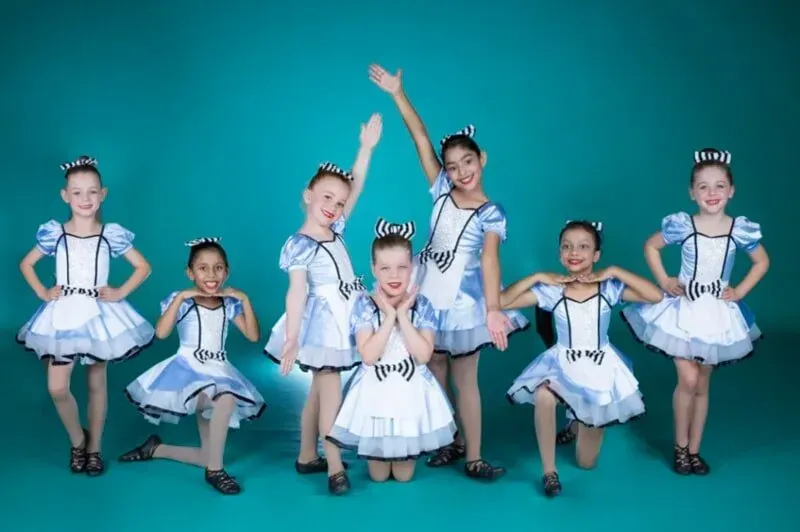 A Group Of Young Girls In Costumes Are Posing For A Picture — International Dance Affair In North Mackay, QLD