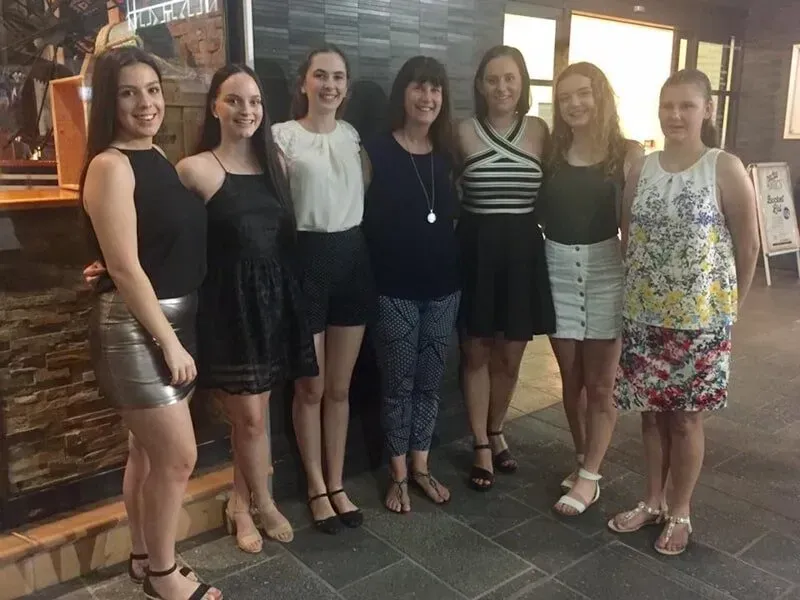 A Group Of Women Are Posing For A Picture Together — International Dance Affair In North Mackay, QLD