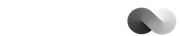 Abstract, intertwined, gray and white shape.