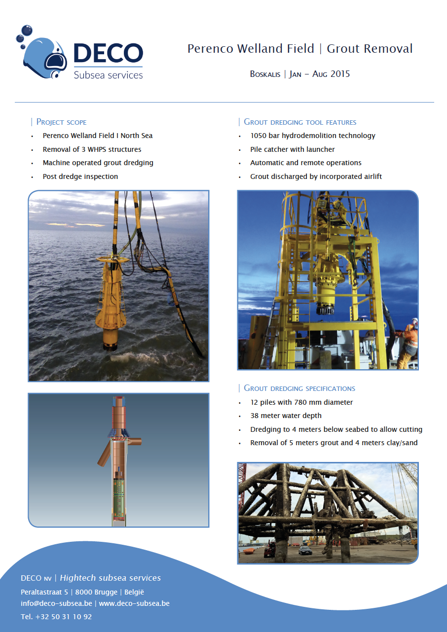 DECO Safety Services brochure featuring wetland and offshore oilfield equipment.