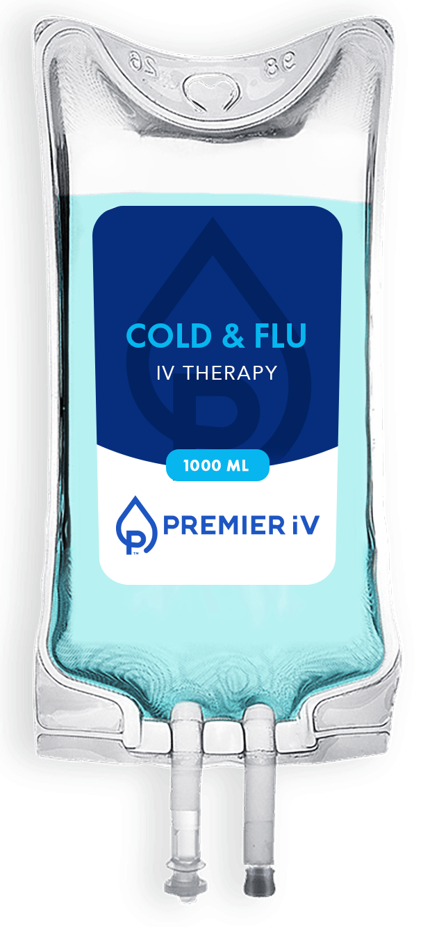 IV bag labeled