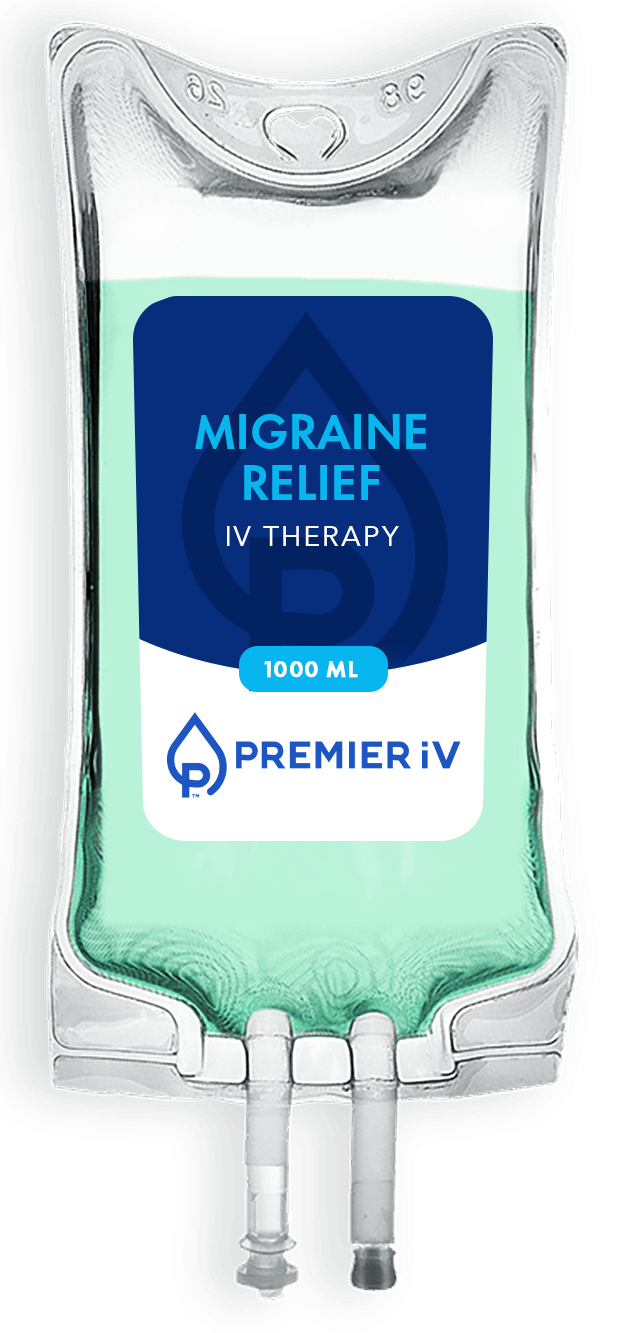 IV bag labeled