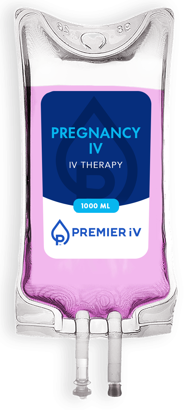 IV bag labeled