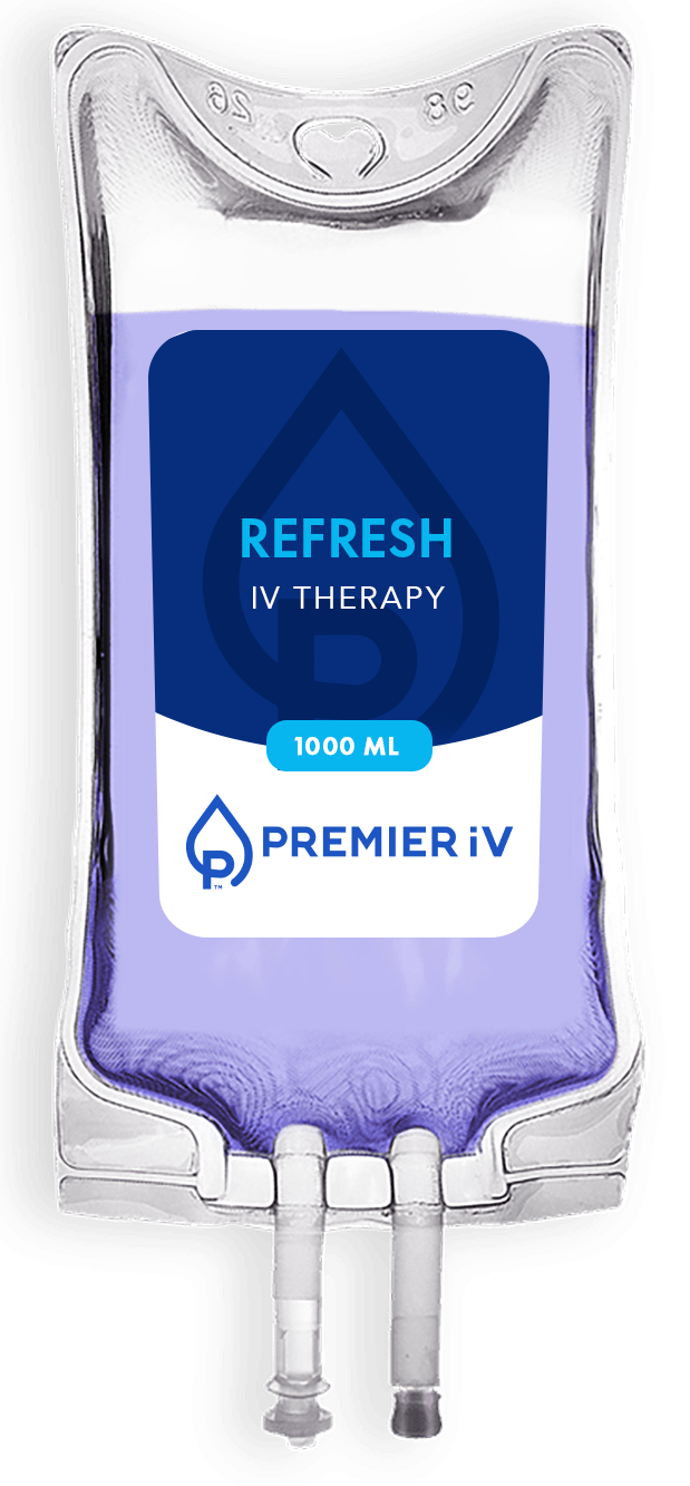 IV bag labeled