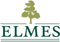 Green “ELMES” wordmark with a tree icon above it on a white background
