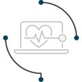 ícone digital health