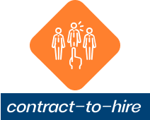 contract to hire icon