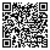 a black and white qr code on a white background .