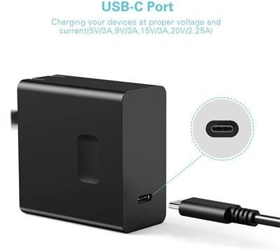 65W Universal PD 3.0 USB-C Charger with USB C Cable