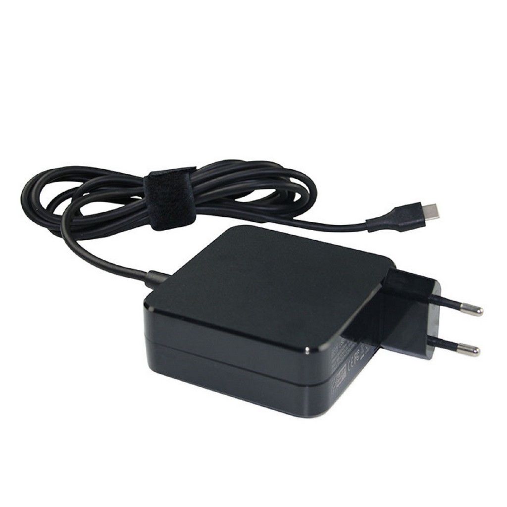 Universele Laptop USB-C OPLADER EU Wall Charger Black Automatic