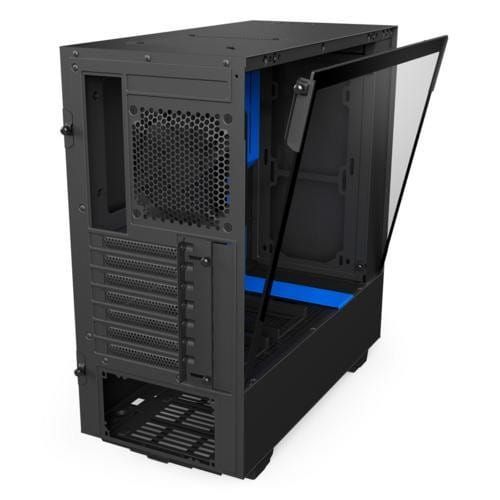 NZXT H500 computerbehuizing Midi-Toren Zwart, Blauw