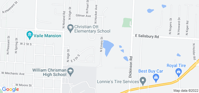 Map of business location