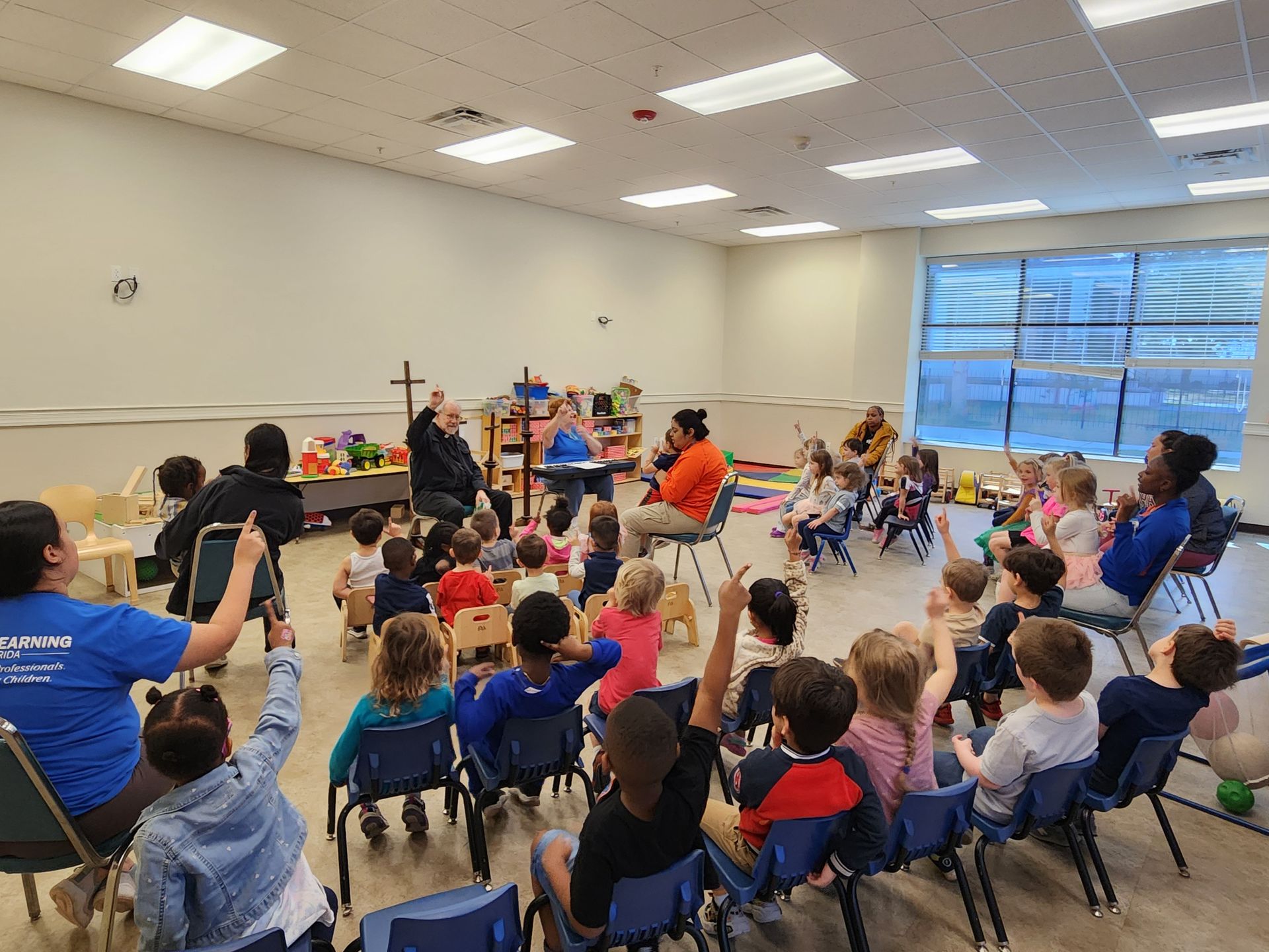 Students in a classroom