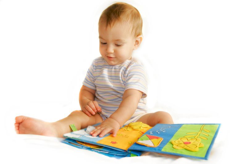 Toddler playing
