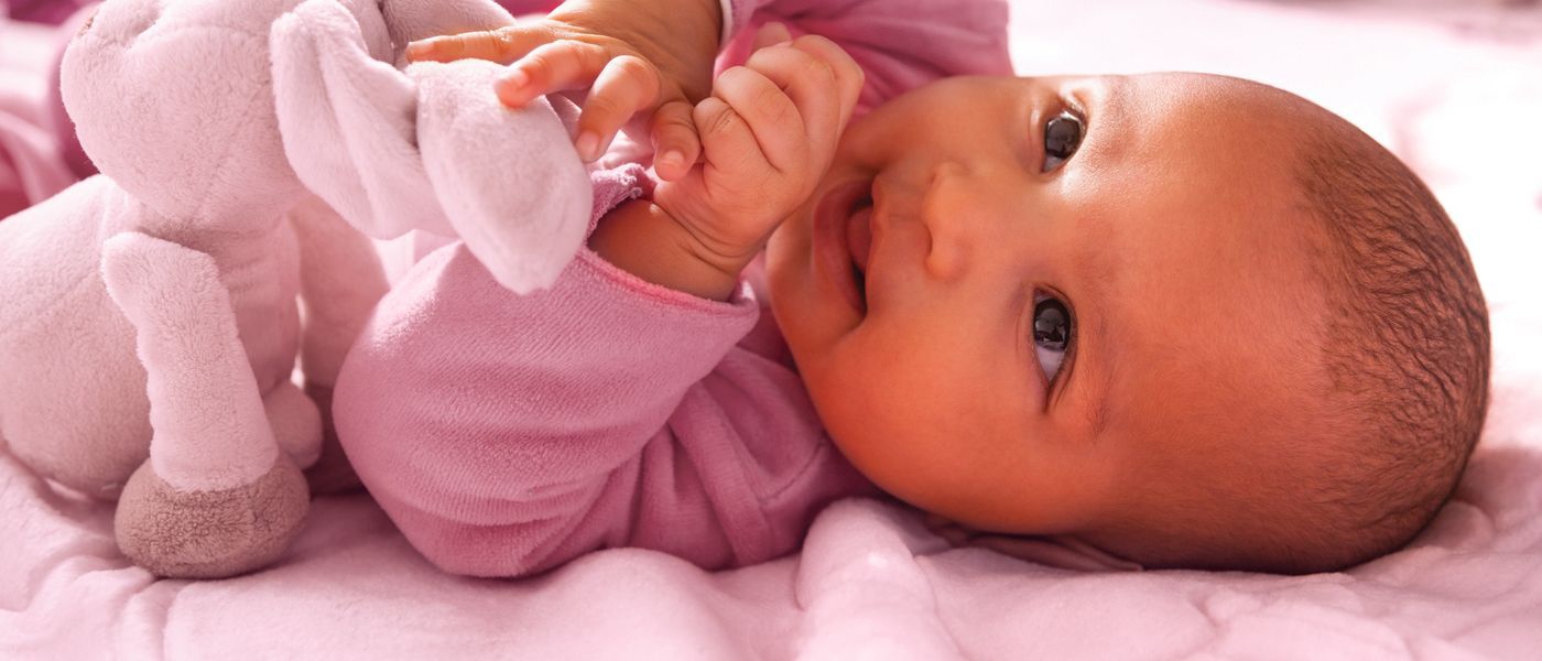Infant laying down