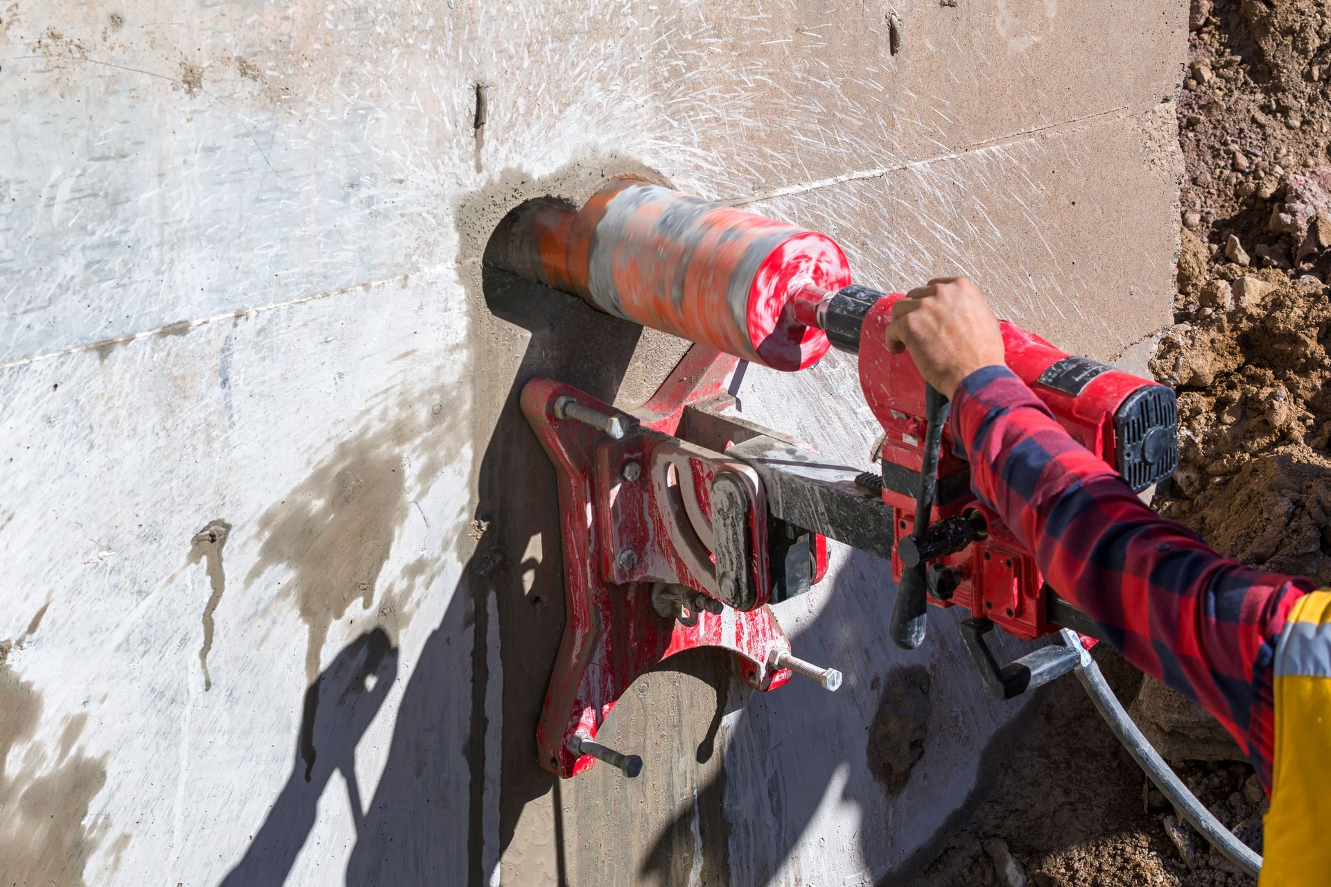 Concrete drilling