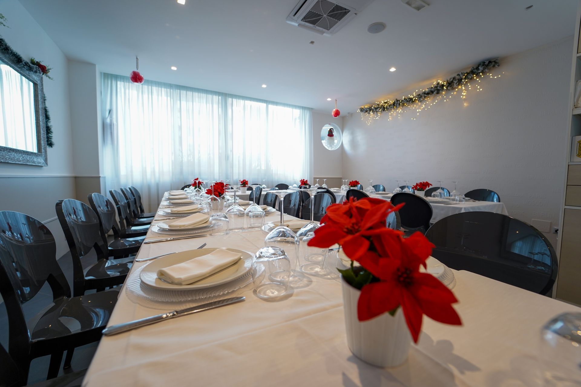 ristorante allestimenti natale