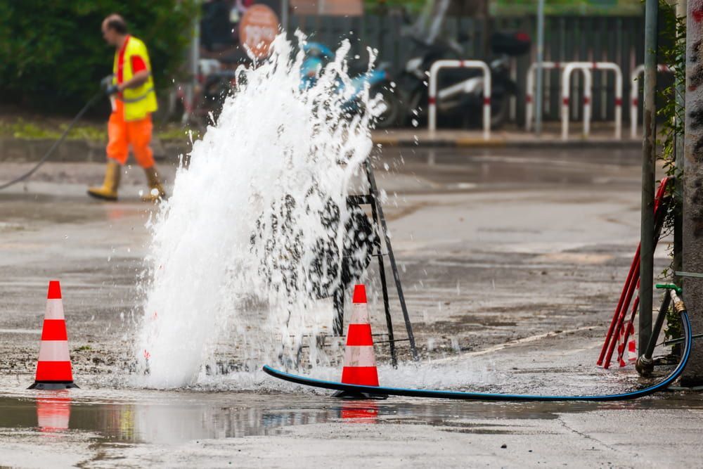 Water Spurt on the Road — Waste Disposal in Tweed Coast, NSW