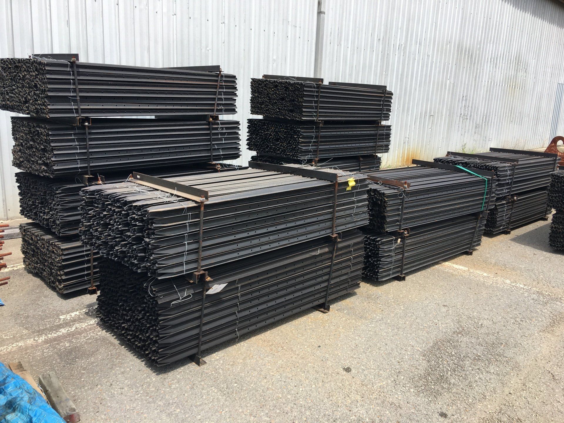 Black Steel Garden Fence — Metal Mates in Port Stephens, NSW