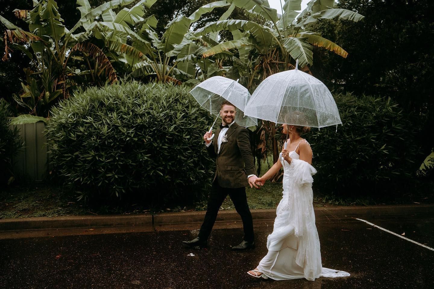 A Bride and Groom Are Posing for A Picture with Their Two Children — Seed + Salt Photography In Taree, NSW