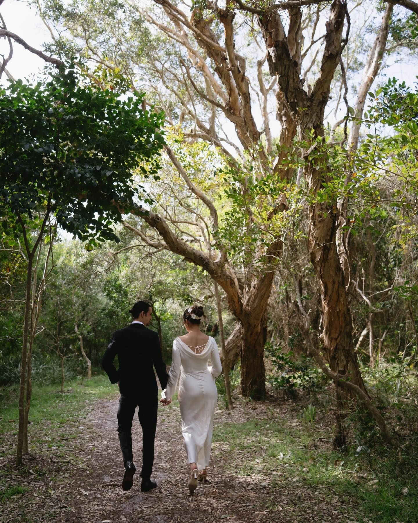 A Man and A Woman Are walking Through a Forest — Seed + Salt Photography In Smithtown, NSW
