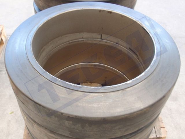 Ruote rivestite in Gomma