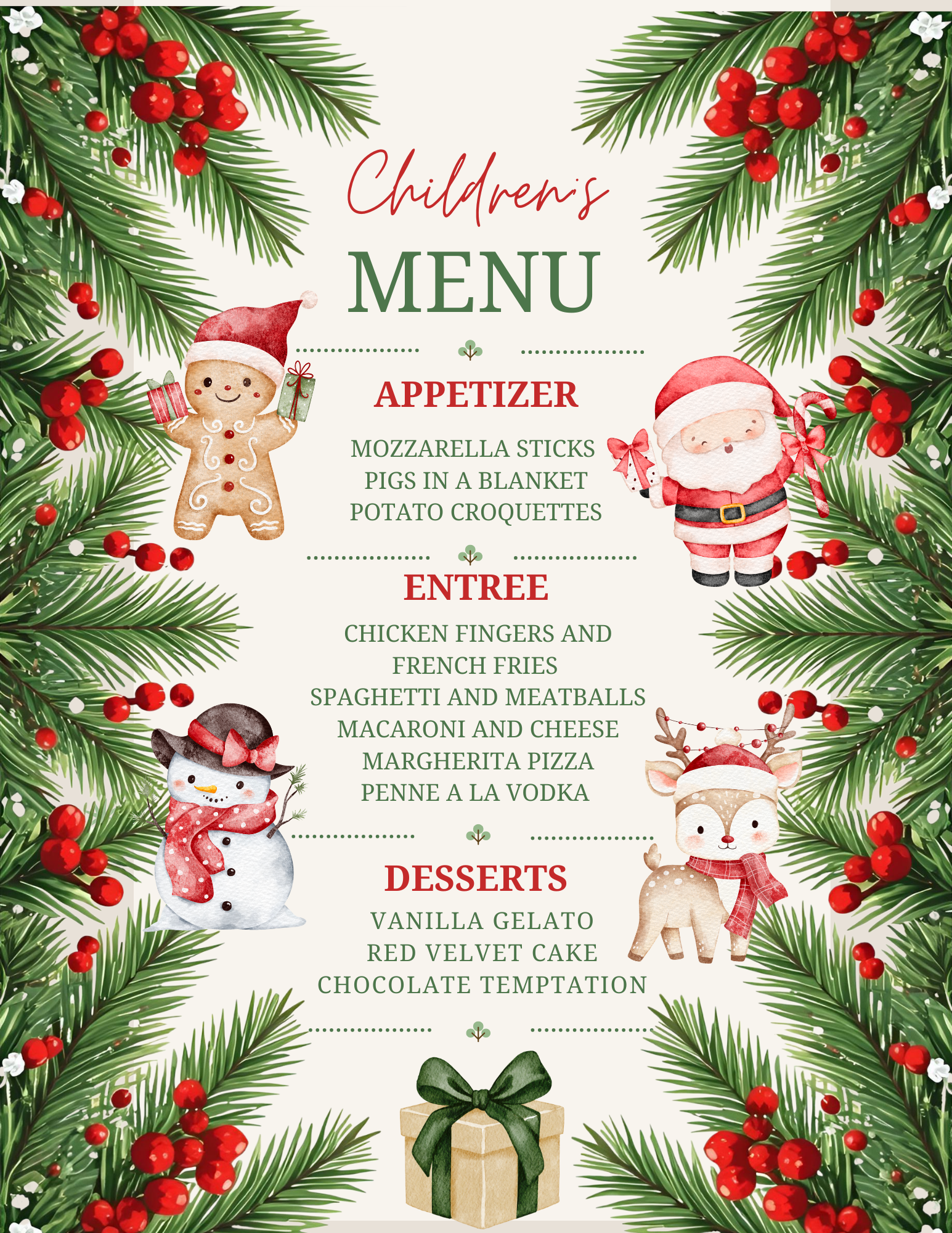 Christmas Brunch | Limoncello Events Catering