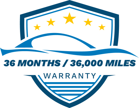 36,000 miles warranty Badge | Berkeley Bob's