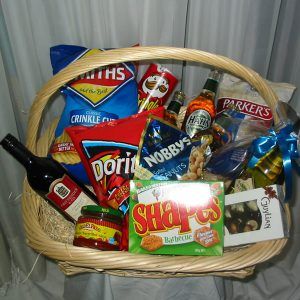 Snack & Alcohol Hamper — Meadowbank, NSW — Business With Blooms