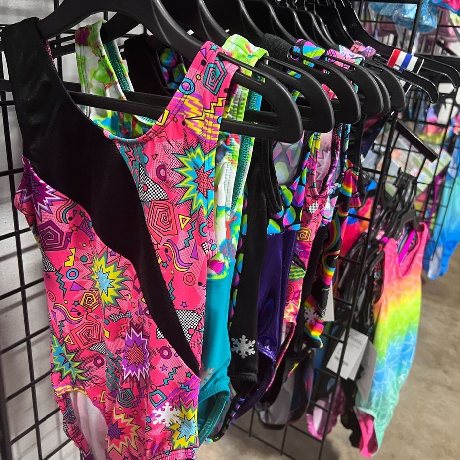 Leotards for Sale at Irving Gymnastics Shop