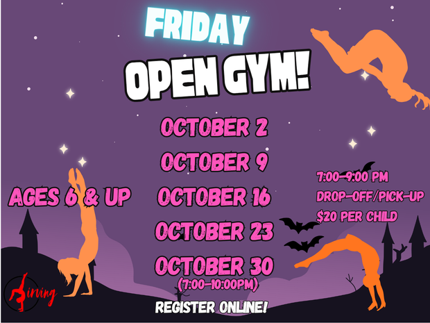 Open Gym Tumbling & Gymnastics Training in Irving Texas