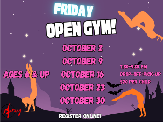 Open Gym Tumbling & Gymnastics Training in Irving Texas
