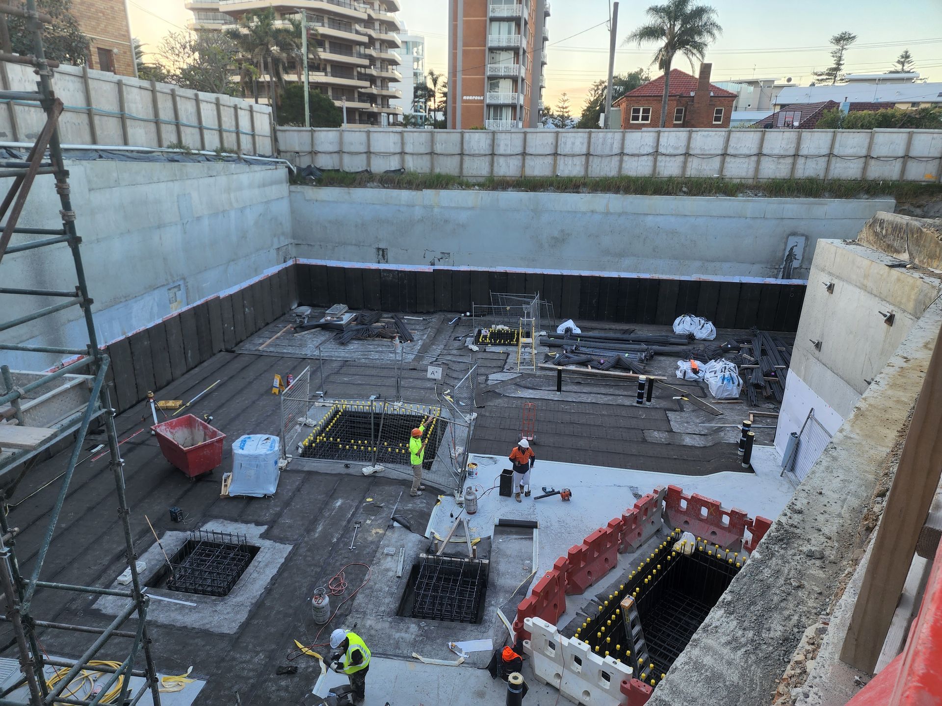 Commercial Waterproofing On A Large Basement — Leak Free Waterproofing in Unanderra, NSW